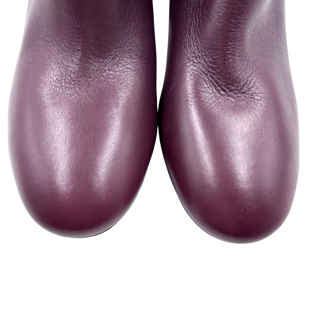 Tory Burch 10 burgundy/red Leather Booties