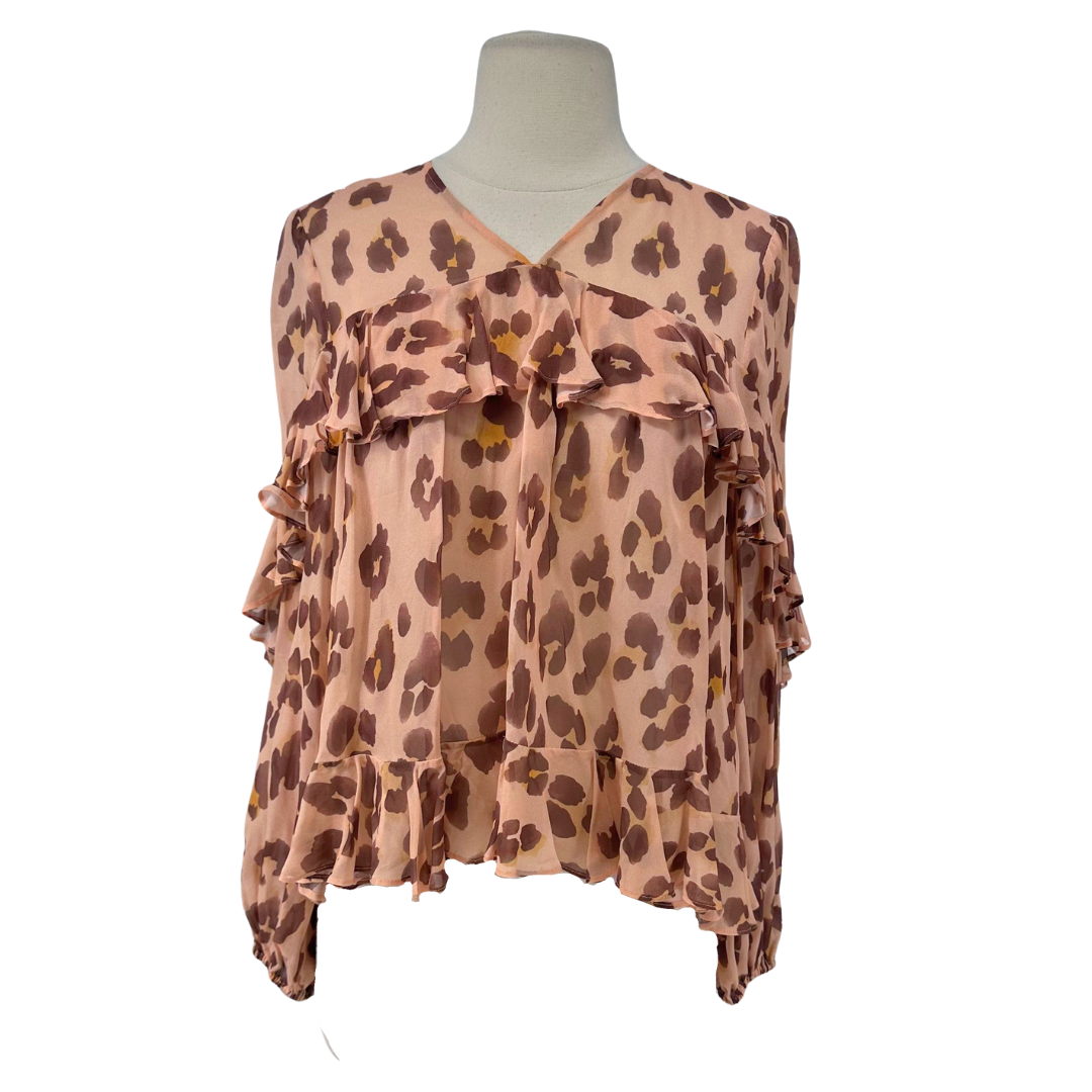Zimmermann Peach Blouse