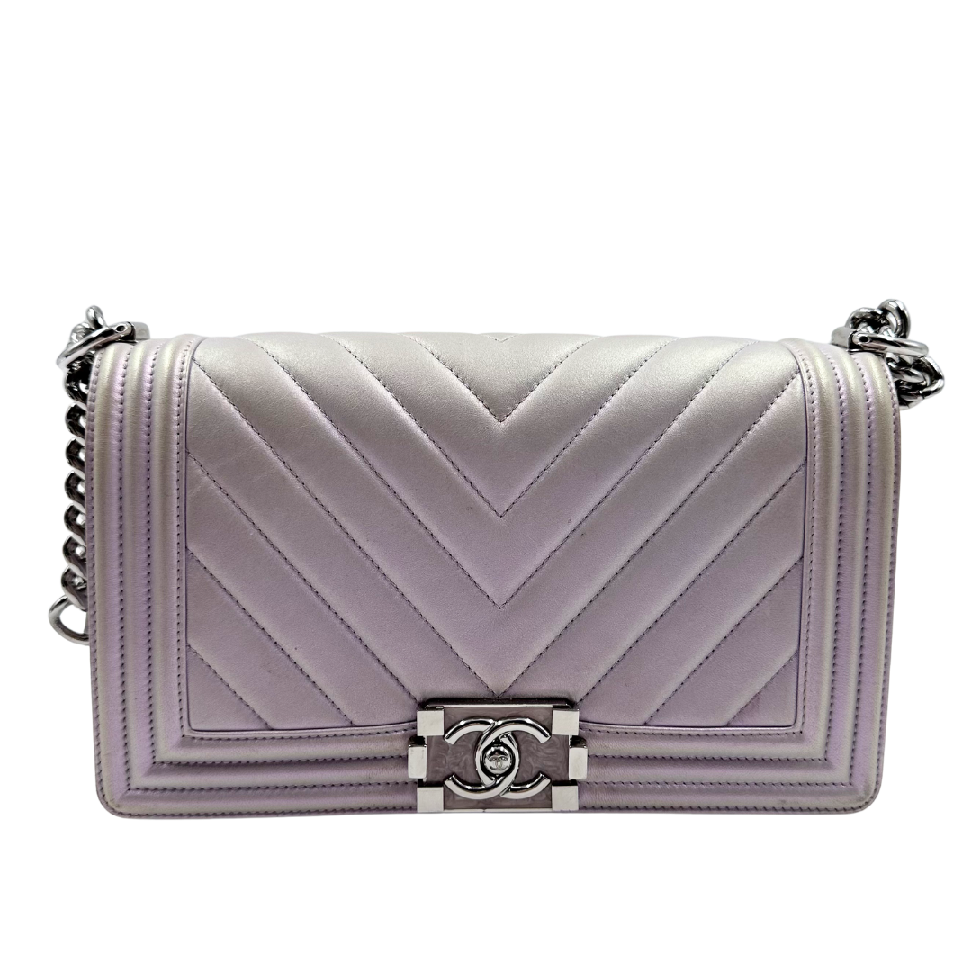 Chanel Chevron Boy Bag