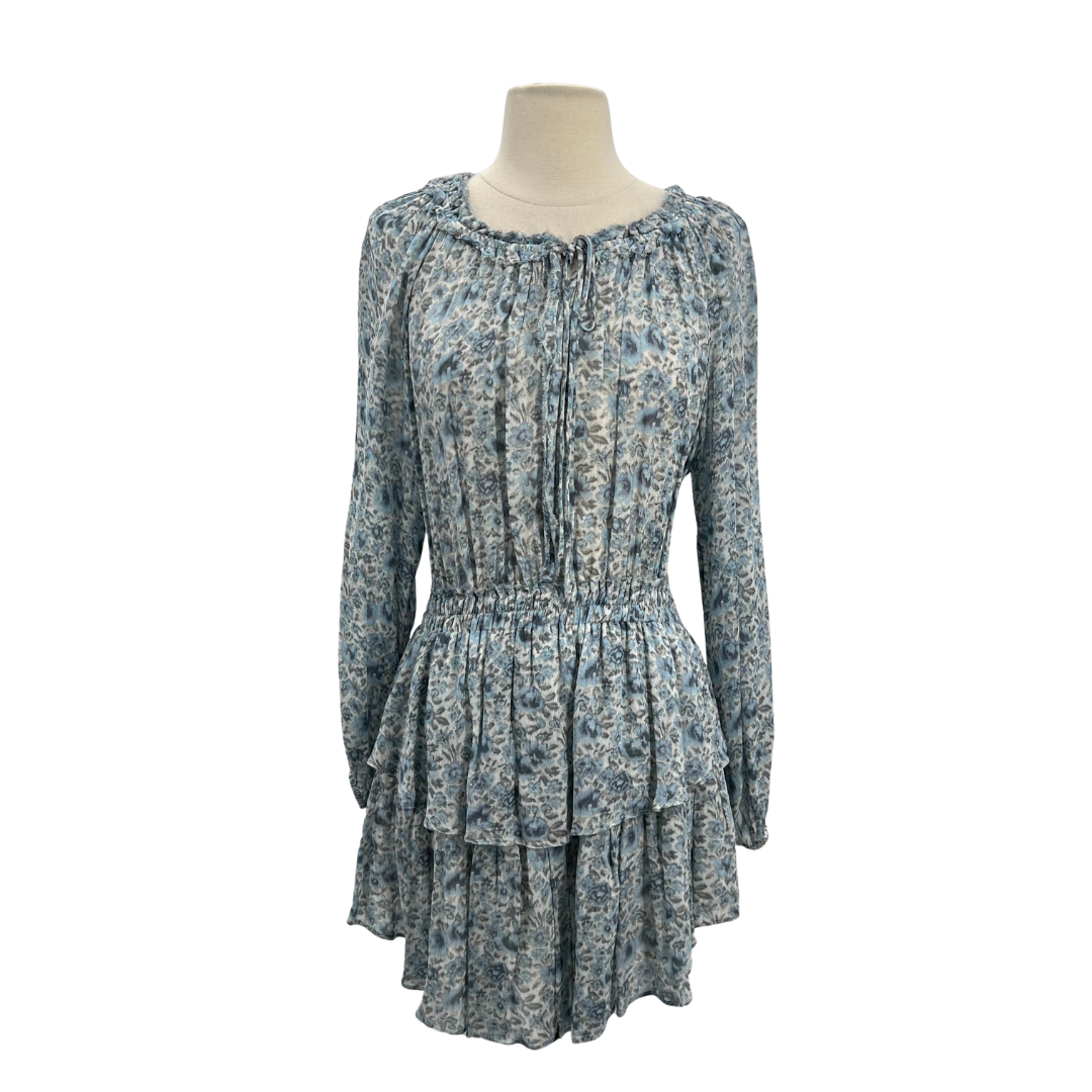 Loveshack Fancy Blue Print Dress