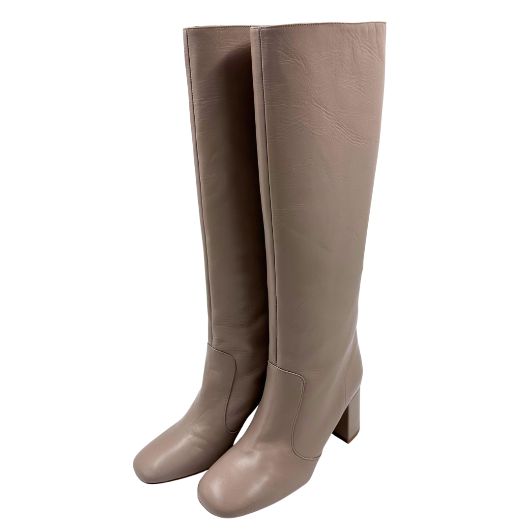Maryam Nassir Zadeh 7 37 Light Brown Leather Boots