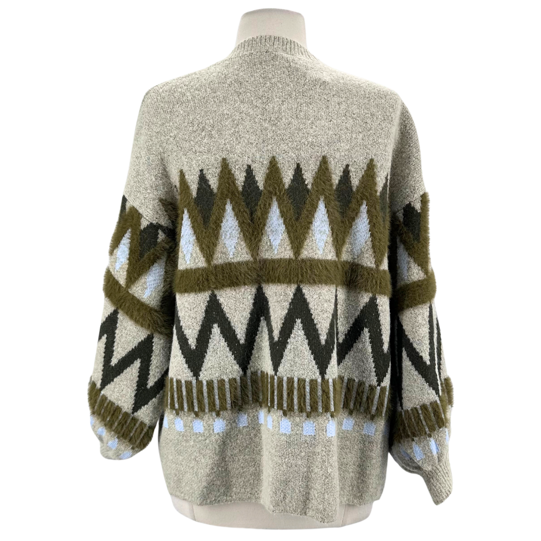 Akemi+Kim grey/green/multi Cardigan