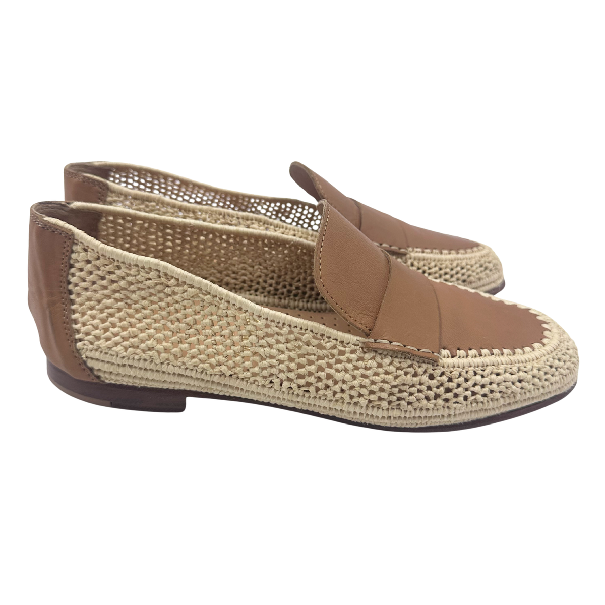 Carrie Forbes 36 Tan Loafers