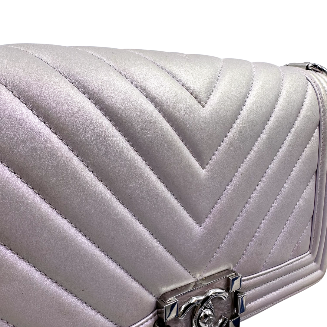 Chanel Chevron Boy Bag