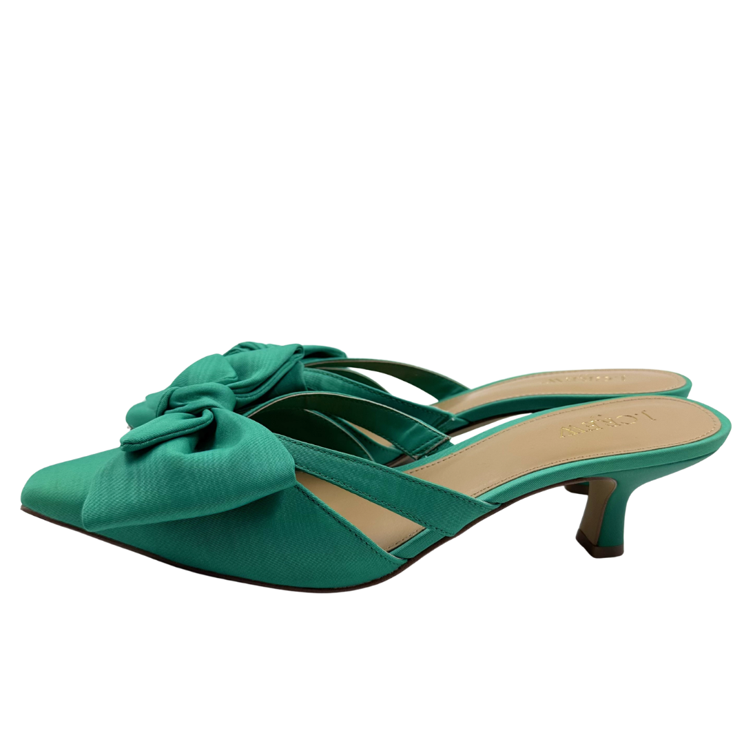J Crew 9 Green Slides