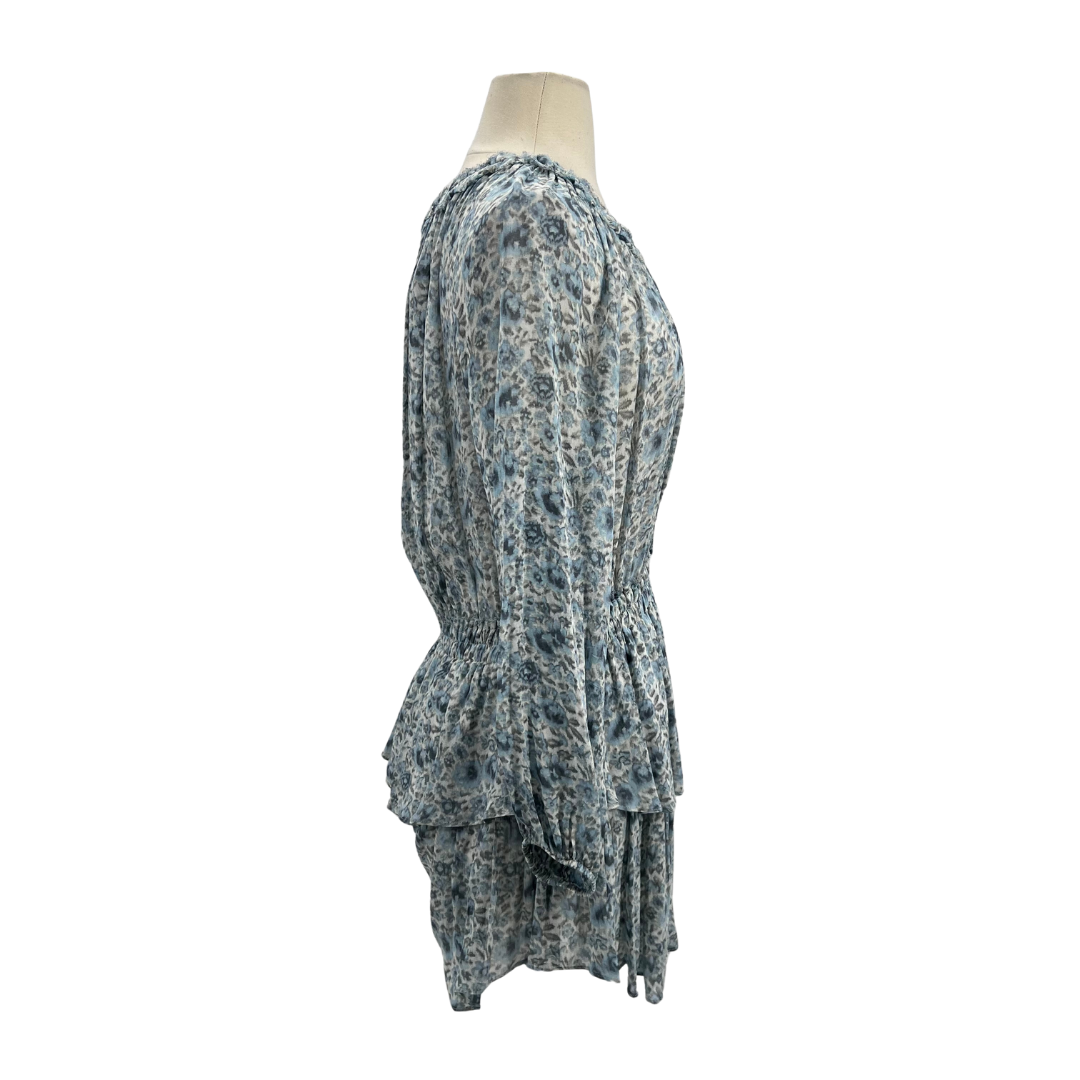 Loveshack Fancy Blue Print Dress