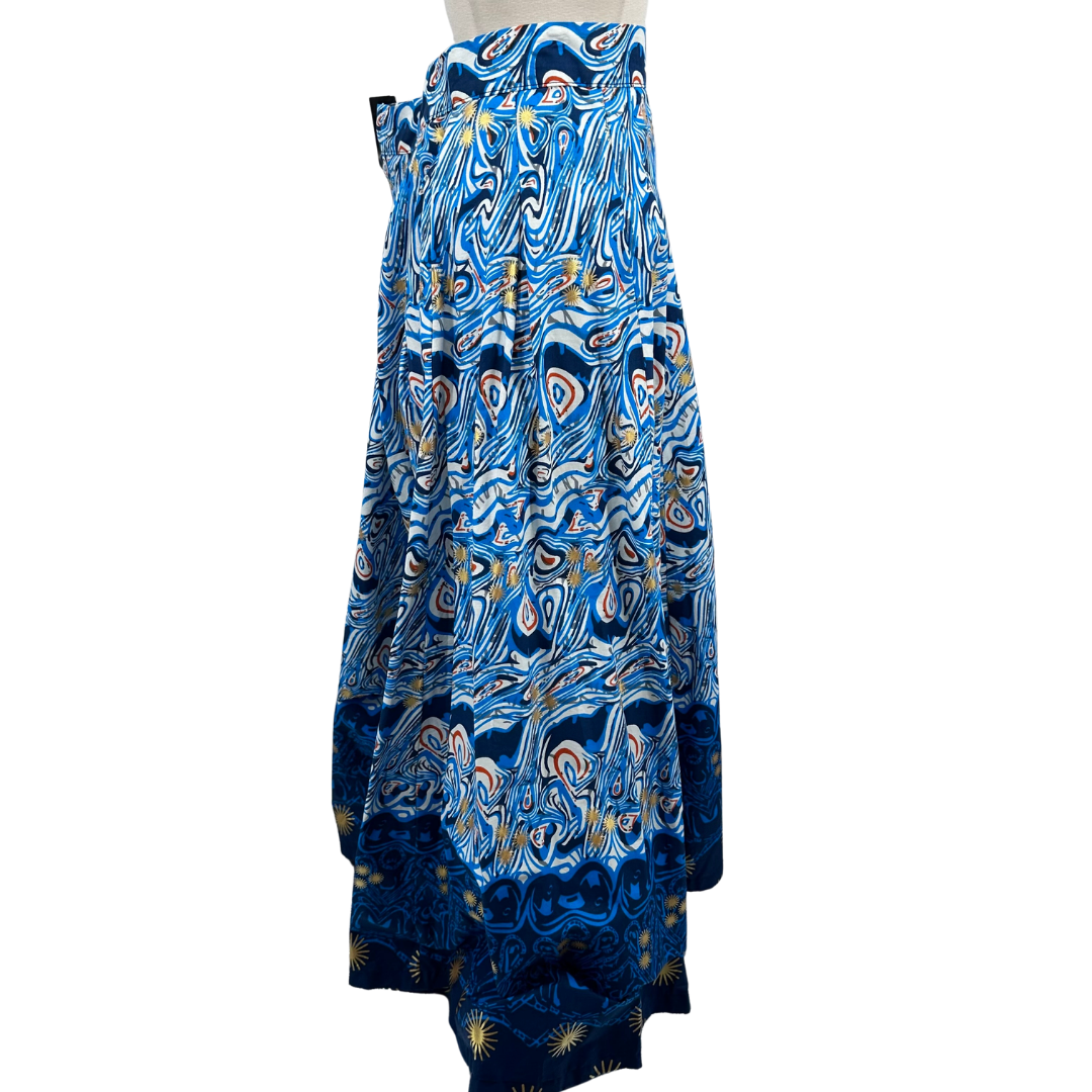 Frances + Benedict Blue Maxi Skirt