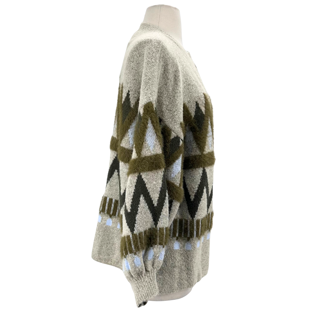 Akemi+Kim grey/green/multi Cardigan
