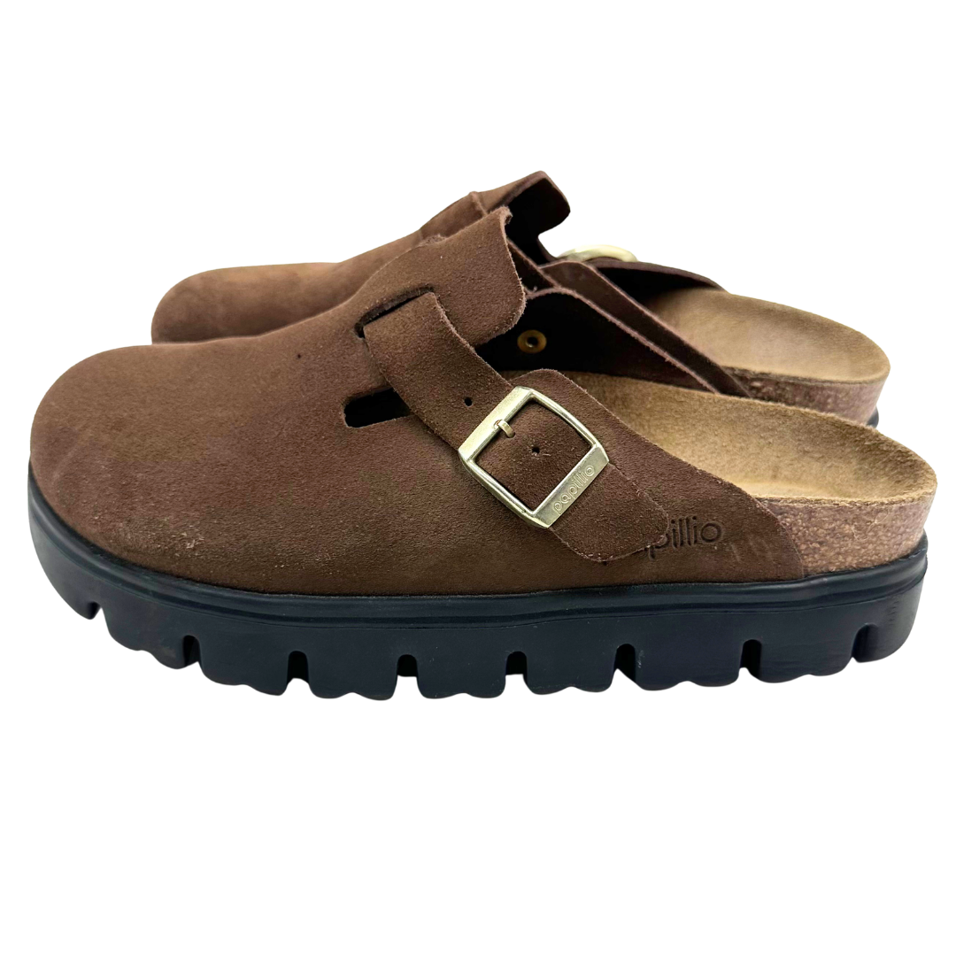Papillo by Birkenstock 38 Brown Clogs