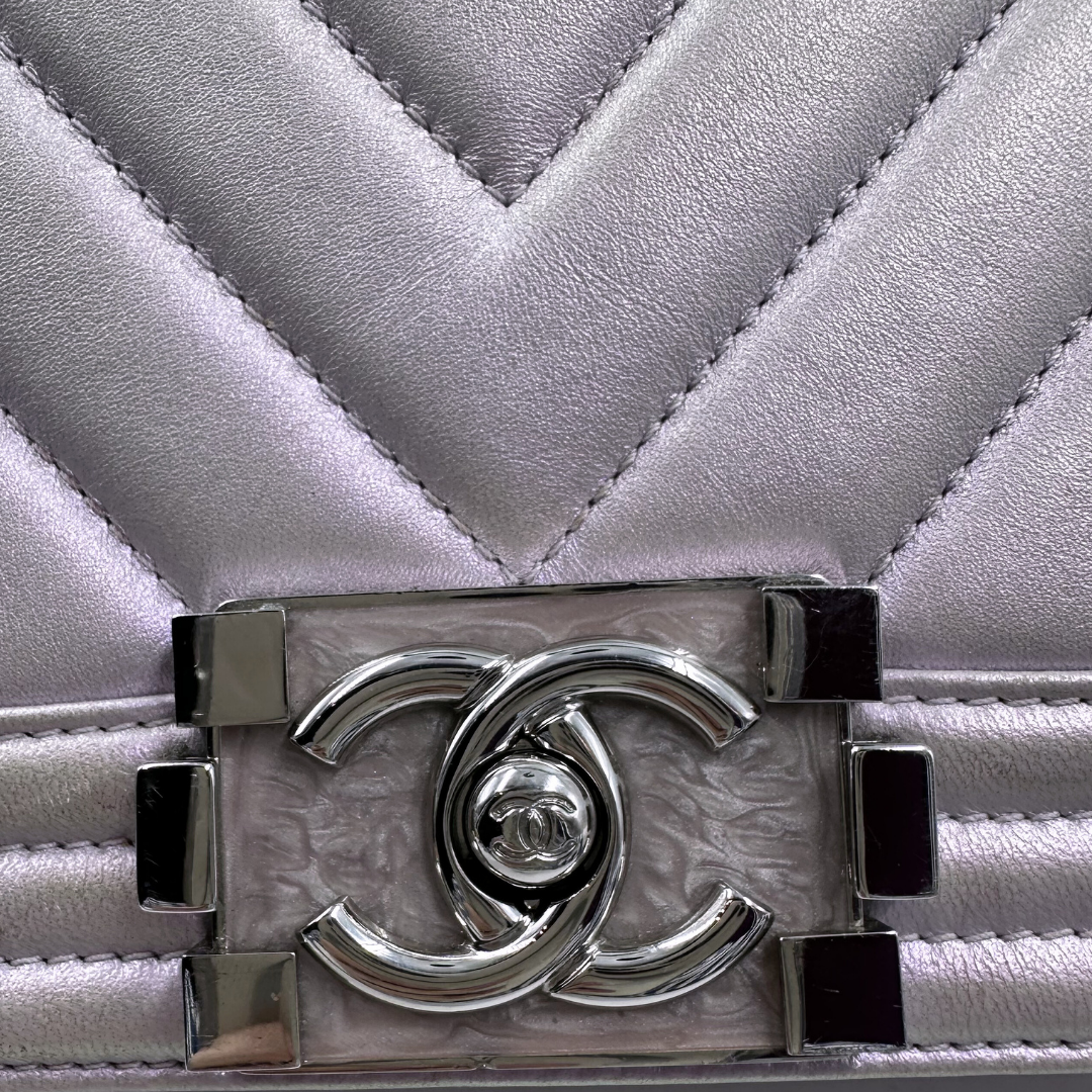 Chanel Chevron Boy Bag