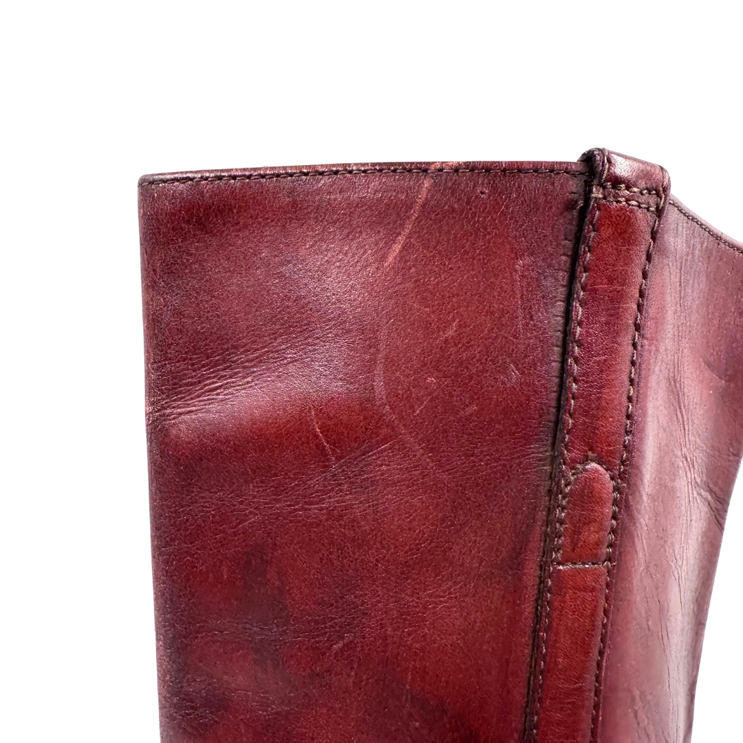 Frye 10 Burgundy Boots