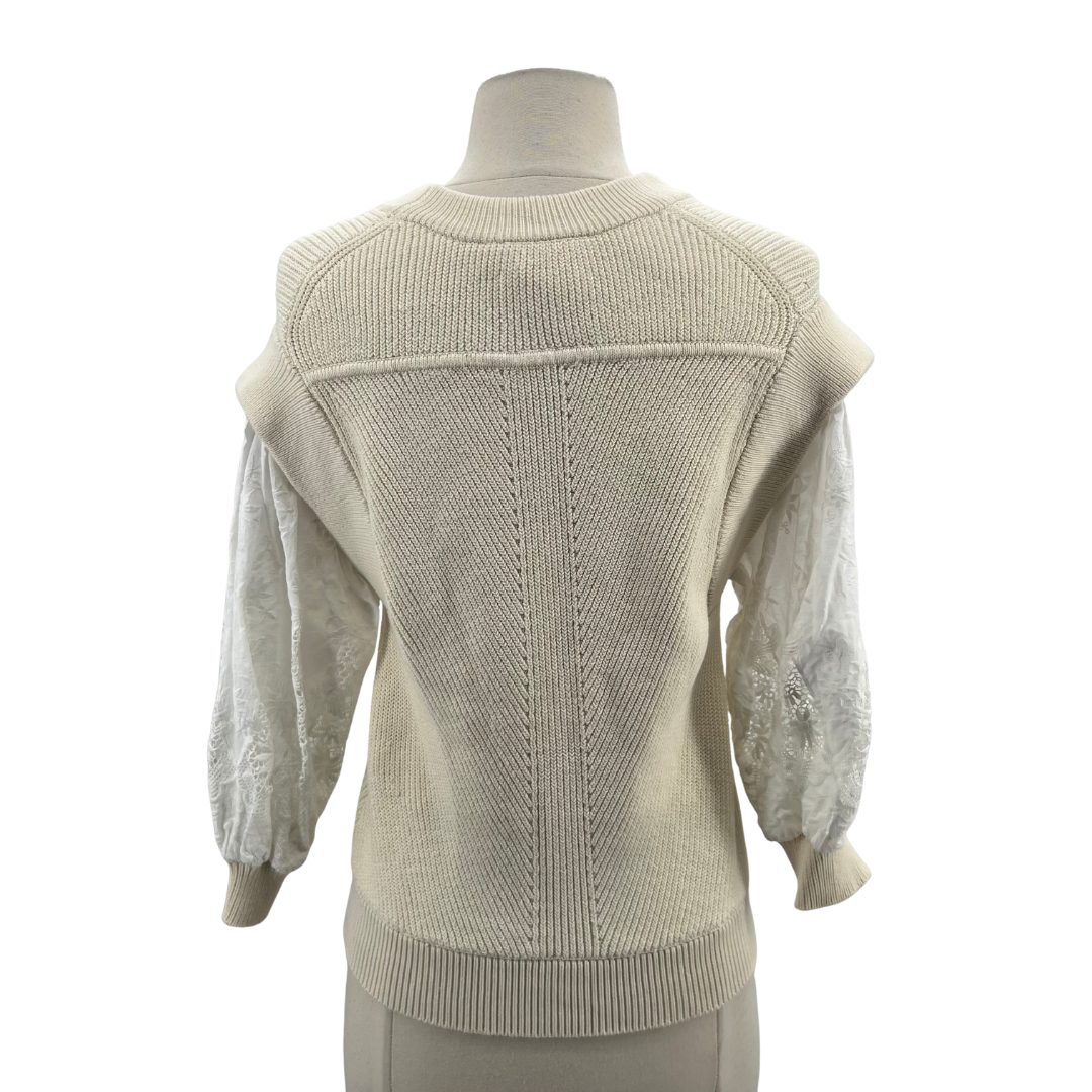 ba&sh Ivory Sweater