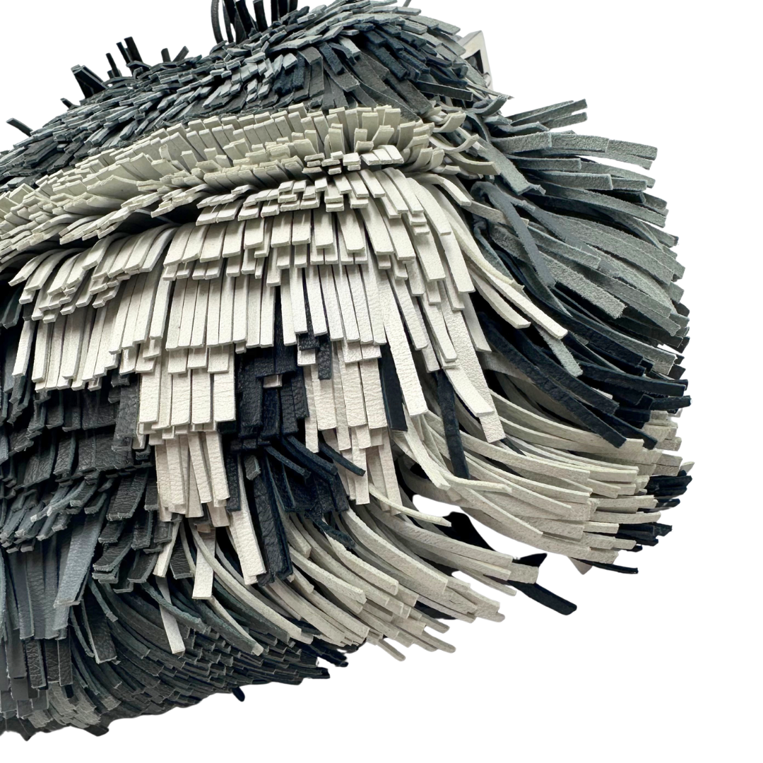 Fendi The Fringed Leather Baguette