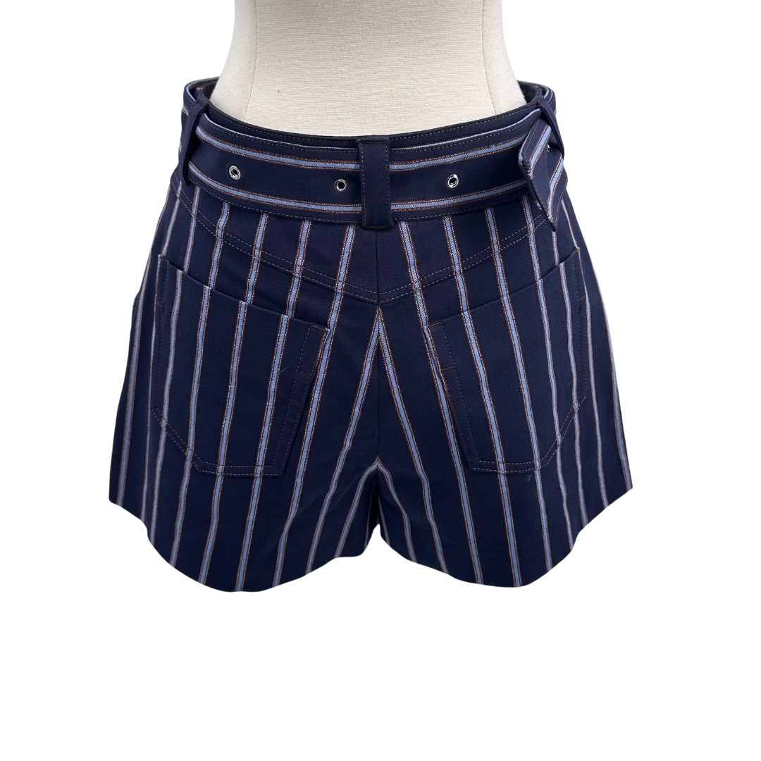 Derek Lam 10 Crosby Navy Shorts