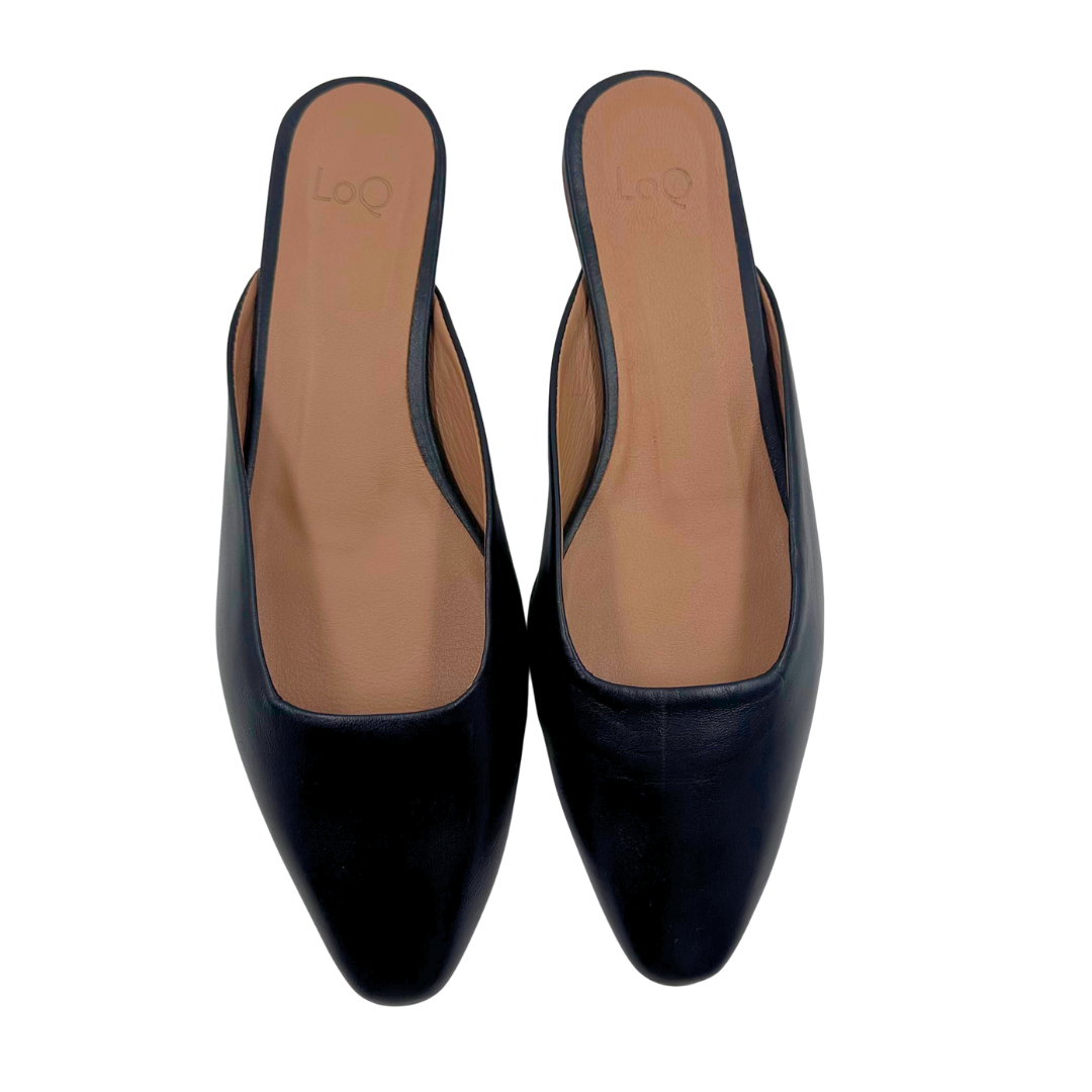 LoQ 37 Black Carmen Mules
