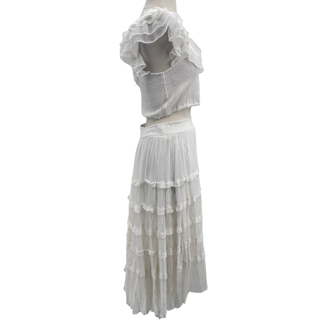CLEOBELLA White 2 PC Dress