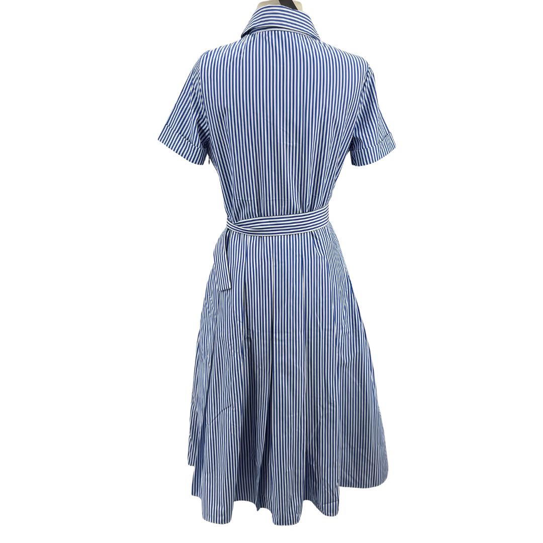 English Factory Blue/White Dress