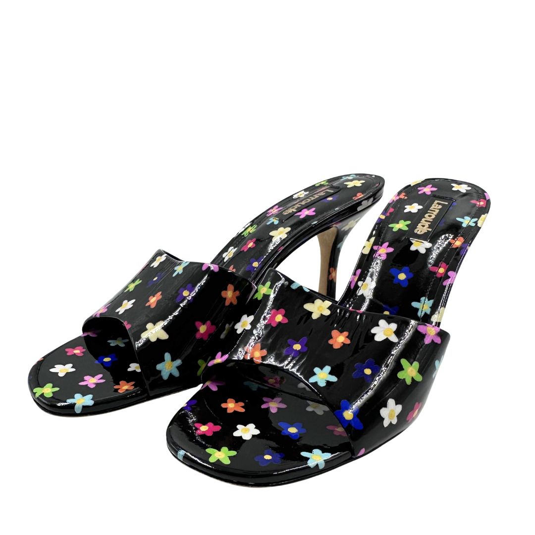 Larroude 8 Black Collette Sandals