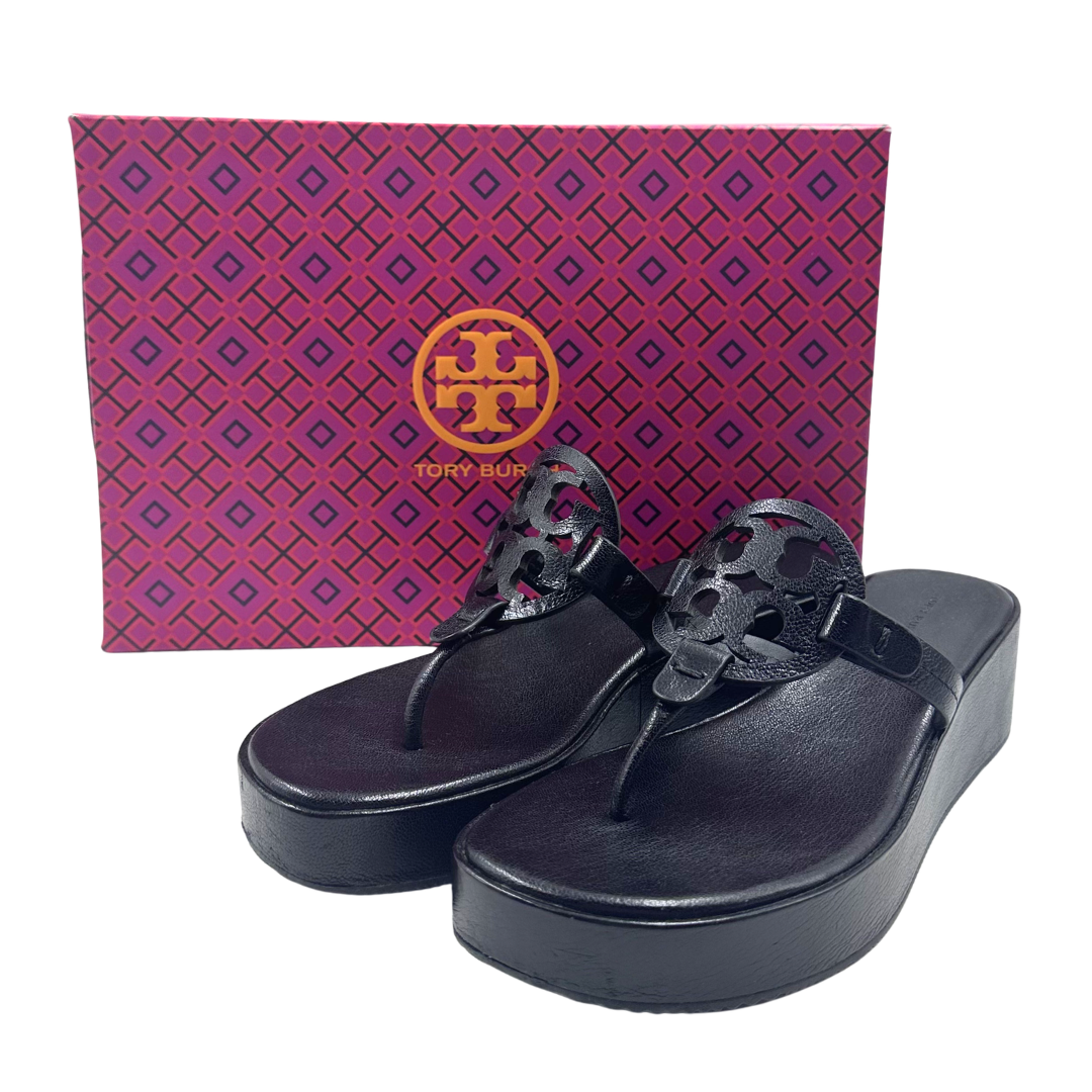 Tory Burch 8 Black Sandals