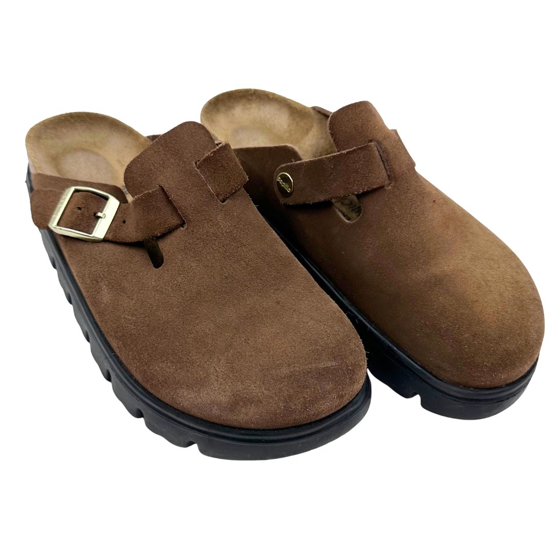 Papillo by Birkenstock 38 Brown Clogs
