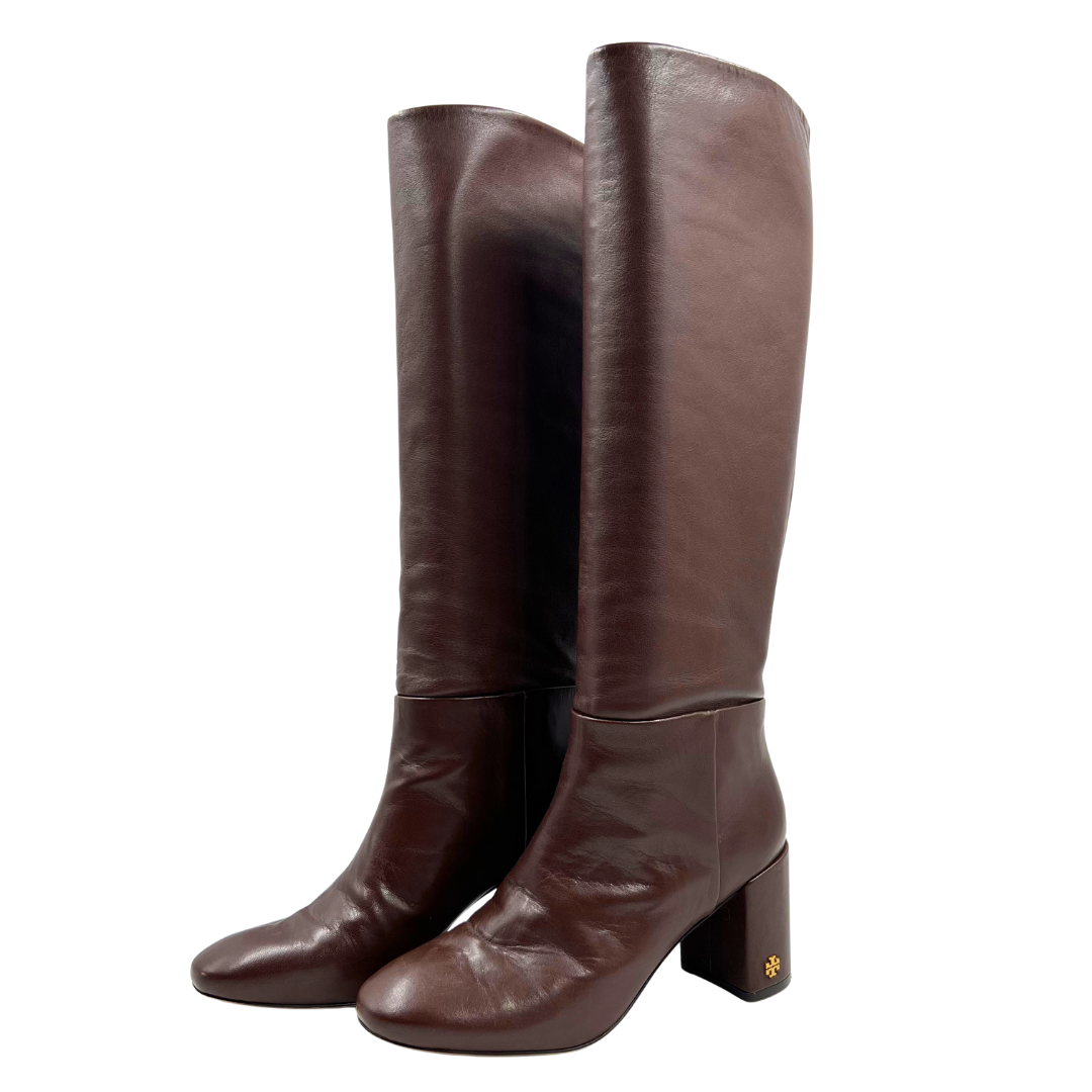 Tory Burch 7 Brown Leather Boots